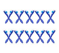 VILLFUL Set da 20 Spazzolini da Denti Mini per Prigione, Manico Corto Sicuro Antiself-, Spazzolino Portatile la Pulizia Orale dei Detenuti, Dimensioni Compatte 9,5 Cm