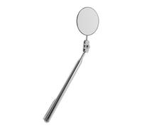 VILLFUL Specchietto Telescopico Meccanico per Ispezione Auto Regolabile con Braccio Snodabile Specchio Portatile Leggero in Inox per Controllo Veicoli ed Esterni