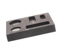 VILLFUL Stampo Lingottiera in Grafite Resistente Corrosione e Impatto Scomparti per Fusione e Raffinazione Oro Argento Superficie Liscia Durevole per Fusioni Metalli