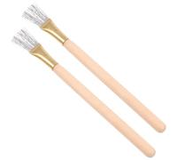 VILLFUL Strumento per Scolpire Argilla Polimerica e Ceramica 2 Pezzi Pennello per Texture in Filo Metallico Angoli Arrotondati Utensili Resistenti per Creazione Artistica e Modellazione