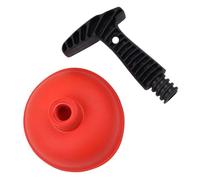 VILLFUL Sturalavandini Manuale per Fognature Cucina Draga per Lavello Rosso in Plastica ad Alta Pressione Strumento Leggero per Pulizia Scarichi Domestici