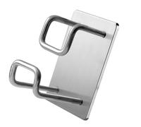 VILLFUL Supporto da Parete in Acciaio per Lavabo e Asciugamani Gancio senza Foratura ad Alta Capacità di Carico Portasciugamani Adesivo per Bagno e Cucina Salvaspazio e