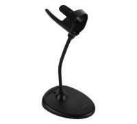 VILLFUL Supporto Design Stabile e Nero con Barcode Scanner di Base per Flessibile Collo D'oca Rotazione 360°, Magazzino e Biblioteca