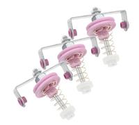VILLFUL Tenditore A Molla per Macchina per Maglieria 3 Pezzi in Acciaio Inox E Ceramica Compatibile Macchine Tessili E Maglieria Circolare Tensione del Filato Precisa E Affidabile