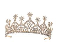 VILLFUL Tiara Sposa con Scintillanti Cerchietto Nuziale per e Ragazze Accessorio Versatile per Matrimonio e Foto Facile Indossare