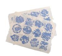 VILLFUL Trasferimenti sotto Smalto per Ceramica Carta per Argilla Ceramica Decalcomanie per Smalto per Porcellana Adesivi Fai da Te per Decorazione