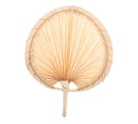 VILLFUL Ventaglio Mano in Foglia Palma Fatto Mano Ventilatore Portatile Elettricità Fresco e Leggero per Decorativo Spiaggia Feste e Matrimoni Design