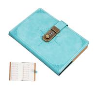 VILLFUL Vintage con Blocco Combinazione Taccuino Elegante e Sicuro con Slot per Carte per Ufficio e Personale Resistente per Scrittura