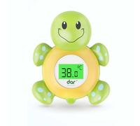 VILMA STORE - Termometro digitale galleggiante a forma di tartaruga - Misuratore preciso della temperatura dell'acqua con display LCD, sicuro e divertente per il bagno del bambino