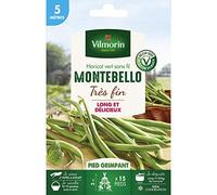 VILMORIN Graines de haricot a rames montebello - 5 M