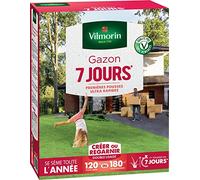 VILMORIN Semences de gazon 7 jours - 3 kg