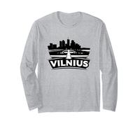 Vilnius di Lituania Strong Maglia a Manica