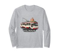 Vilnius Trakai Trolley Lituania Strong Maglia a Manica