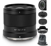 VILTROX 15mm F1.7 Air Z Obiettivo per Nikon Z-Mount, AF 15mm f/1.7 ultra grandangolare Autofocus APS-C Compatibile con fotocamere Nikon Z-Mount Z5 Z5II Z50 Z50II Z6 Z6II Z7 Z7II ZFC Z30 Z9 Z8 ZF