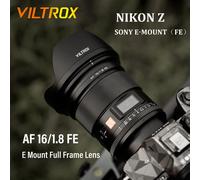 VILTROX 16mm F1.8 Nikon Z Sony E Obiettivo della fotocamera Full Frame Grande apertura Obiettivo con messa a fuoco automatica ultra grandangolare per ZV-E1/10 A7RV FX30