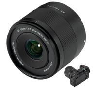 VILTROX 25mm F1.7 E APS-C Obiettivo,AF 25mm f/1.7 E Mount per Fotocamere Sony,Autofocus Ampia Apertura APS-C Obiettivo Compatibile con Sony E-Mount a7III a7RIII a7RⅣ A6400 A6500 A6600