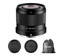 VILTROX 50mm f/2.0 AF Obiettivo Full-Frame Z-Mount, 50mm F2.0 Obiettivo Autofocus con Grande Apertura, Compatibile con Fotocamere Nikon Z-Mount Z5 Z50 Z6 Z6II Z7 Z7II ZFC Z30 Z9 Z8 Z6III ZF
