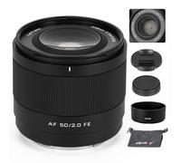 VILTROX 50mm F2.0 FE-Mount Full Frame Large Aperture STM Auto Focus Prime Lens per Sony E-Mount Camera A7C A7ll A7RlI A7SIII A7III A7RIII A7IV A7RIV A9 A1 FX3 A7RV ZVE1 A7CR A7CII A93 ZV-E10 FX30