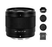 VILTROX AF 15mm F1.7 Obiettivo per attacco Fuji X, obiettivo a focale fissa APS-C con ampia apertura f/1.7 compatibile con fotocamere Fuji X-Mount X-A1 X-E1 X-M1 X-Pro2 X-Pro3 X-S10 XT30II X-H2S