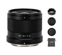 VILTROX AF 15mm F1.7 Obiettivo per attacco Nikon Z, obiettivo a fuoco fisso APS-C con ampia apertura f/1.7 compatibile con fotocamere Nikon Z-Mount Z5, Z50, Z6, Z6II, Z7, Z7II, ZFC, Z30, Z9, Z8, ZF