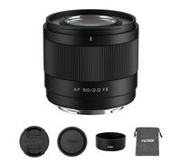 VILTROX AF 50mm F2.0 Air E Obiettivo per Sony E-Mount, obiettivo grandangolare autofocus F/2.0 a focale fissa standard full frame per Sony E-Mount a7II a9 a1 FX3 ZVE1 a6000 a6400 ZV-E10 a7R a7S a7C