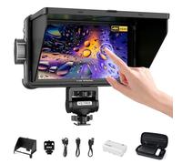 VILTROX DC-550 Touchscreen Monitor da Campo per Fotocamera 1200nit Alto luminoso 5,5" 3D LUT Camera Field Monitor DSLR con Cappuccio Solare/Batteria, 1920x1080 IPS con 4K HDMI Input Output