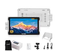 VILTROX DC-V1 5,5”Monitor Da Campo per Fotocamera DSLR Monitor Touchscreen 4K HDMI Video Monitor Esterno per Sony Canon Nikon 2000nits 3D LUT 1920×1080 IPS HD Video con Batteria Ricaricabile Hood