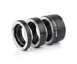 VILTROX DG-C Tubo di Prolunga Macro Messa a Fuoco Automatica con Montaggio in Metallo Anello Adattatore (12mm+20mm+36mm) per Canon EF EF-S Obiettivo & Fotocamera 5D 7D 800D 760D 700D 80D 70D 1300D