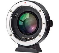 Viltrox EF-FX2 - Adattatore per obiettivo con messa a fuoco automatica, booster riduttore focale 0,71x, adattatore per obiettivi serie EF su fotocamere mirrorless Fuji X-T3/X-T2/X-T1/X-T10/X-T20