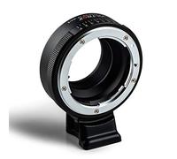 Viltrox NF-M4/3 - Adattatore di montaggio manuale per obiettivo Nikon G/F/AI/S/D su M4/3 Mount fotocamera GH5 GH4 GF1 GF6 GX85 GX7 E-M5 E-M10 E-M10II E-PL3 Pen-F con apertura