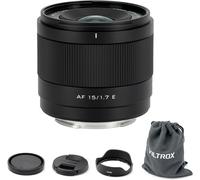 VILTROX Obiettivo 15 mm F1.7 E per Sony E-Mount, AF 15 mm f/1.7 Ultra Wide Angle Autofocus APS-C E Lens Compatibile con Sony A6300 A6400 A6500 A6600 ZV-E10 FX30 A6700 ZV-E10II a7 a7R A7R 7 A7 R A9 A1