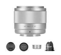 VILTROX Obiettivo 56 mm f/1.7 XF per Fuji X, autofocus con grande apertura APS-C STM, compatibile con Fujifilm X-E3 X-E4 X-T5 X-T4 X-T30 II X-S10 X-T200 X-T30 X-H1 X-H2 X-T3 X-T100 (argento)