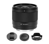 VILTROX Obiettivo AF 9 mm F2.8 E, AF 9/2.8 APS-C con messa a fuoco automatica per Sony, compatibile con fotocamere Sony E-Mount A5000 A6000 A6100 A6300 A6400 A6500 A6600 NEX-3 NEX-3N