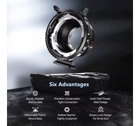 Viltrox PL-E Manual Focus Lens Adapter Ring for PL-Lens to Sony E Mount Camera