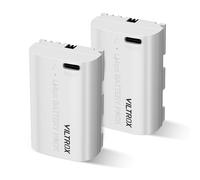 VILTROX T LP-E6 2 Pack Batteria Ricaricabile 2400mAh USB-C per Canon 5D Markll 5DS 5DSR 5D Markll 6DMarkll EOS6D 7DMarkll 7D EOS60D 60DA 70D 80D 90D EOS-R EOS R5 EOS R6