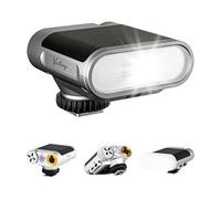 VILTROX Z1+ - Mini flash Speedlite, GN12 6500K, luce flash flash flash con 7 livelli, controllo ottico S1/S2, softbox rimovibile, compatibile con fotocamere Canon Fuji Nikon Panasonic Olympus