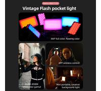 VILTROX08X Luce video a LED RGB 2500K-8500K 108 LED