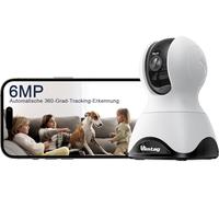 VIM TAG Telecamera di sorveglianza 3K interna, telecamera per animali domestici a 360° con app, baby monitor con fotocamera, fotocamera WLAN (audio a 2 vie, rilevamento del movimento, monitoraggio