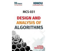 Vimal Kumar Sharma S Roy MCS-031 Design And Analysis Of Algorithm (Tascabile)