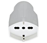 Vimar 00225.B Bpresa elettrica universale 2P + T 16A uscita assiale, bianco