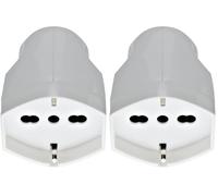 Vimar 00225.B Presa 2P+T 16A Universale, Bianco (Confezione da 2)