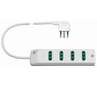 VIMAR - 00401.CC.B Presa mult. 4P11 + S11 90° bianco
