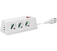 VIMAR - 00608.CC.B Presa scrivania 3univ.+3USB+S11+cbe b.