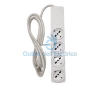 Vimar 01296.Usb.Cc.B Presa Multipla 4 Universale Usb Bianco