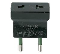 Vimar - Adattatore S10 USA + EU, Nero