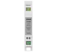 Vimar 01490 relè silenzioso Quid set-reset DIN per pulsanti 10 A | Vimar 01490 Relè 4 morsetti set-reset Quid 10AX DIN