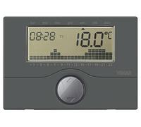 Vimar 01910.14 Cronotermostato programmabile a batteria da parete, Grigio