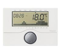 Vimar 01910 ClimaRadio Cronotermostato Programmabile A Batterie Da Parete Bianco