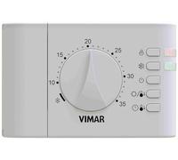 VIMAR - 02900.1 Termostato rotella parete batt. bianco