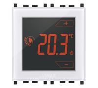 VIMAR 02950.B TERMOSTATO TOUCH SCREEN X SERIE Eikon Arké Plana BIANCO 2 MODULI